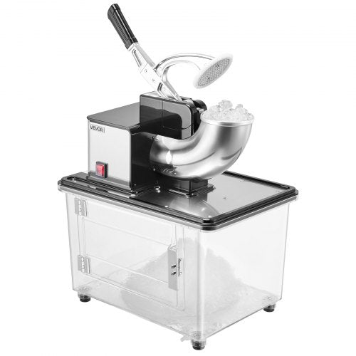 Commercial Ice Crusher 661LBSH 350W Electric Snow Cone Machine with 4 2