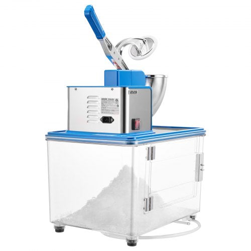 Commercial Ice Crusher 661LBSH 350W Electric Snow Cone Machine with 4 3