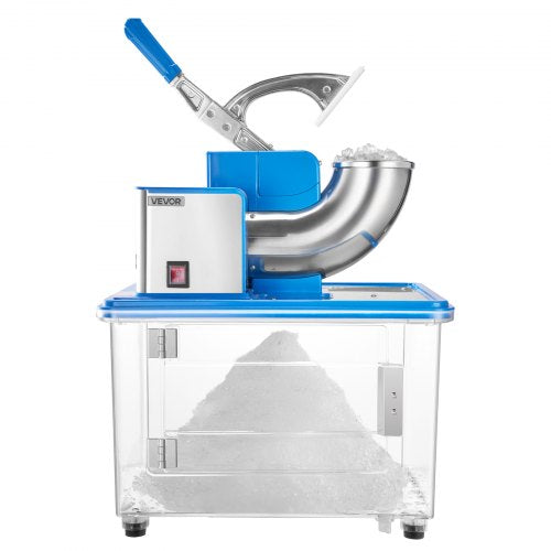 Commercial Ice Crusher 661LBSH 350W Electric Snow Cone Machine with 4 3