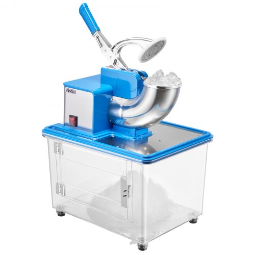 Commercial Ice Crusher 661LBSH 350W Electric Snow Cone Machine with 4 3