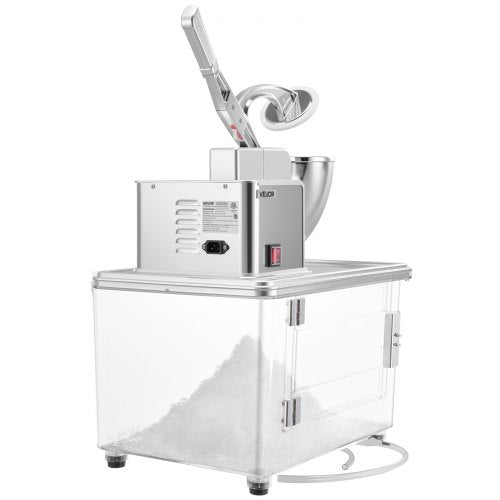 Commercial Ice Crusher 661LBSH 350W Electric Snow Cone Machine with 4 4