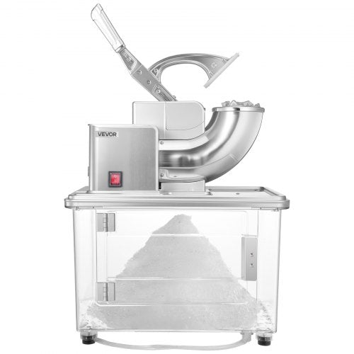 Commercial Ice Crusher 661LBSH 350W Electric Snow Cone Machine with 4 4