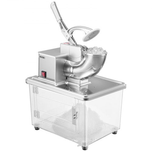Commercial Ice Crusher 661LBSH 350W Electric Snow Cone Machine with 4 4
