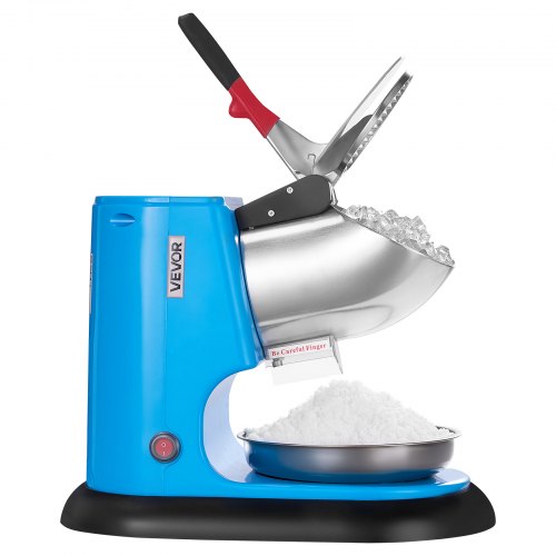 Ice Crusher Machine 220lbs Per Hour Electric 4 Blades Snow Cone Maker