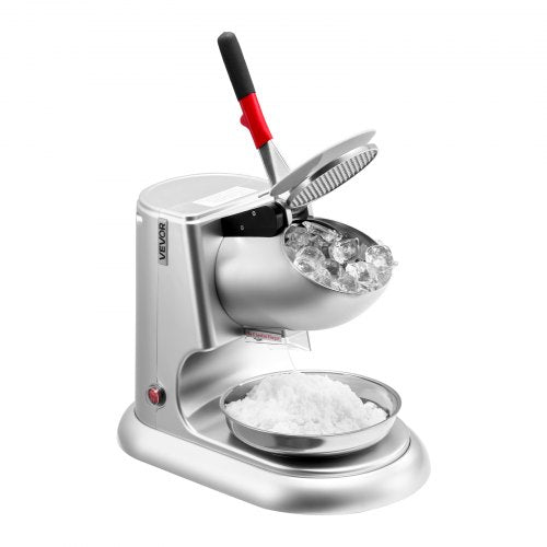 Ice Crusher Machine 220lbs Per Hour Electric 4 Blades Snow Cone Maker 1