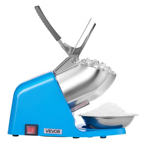 Ice Crusher Machine 286lbs Per Hour Electric 4 Blades Snow Cone Maker