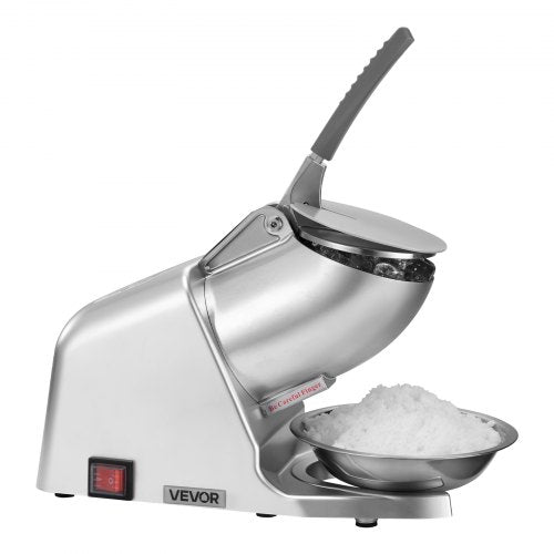 Ice Crusher Machine 286lbs Per Hour Electric 4 Blades Snow Cone Maker 1