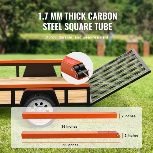 2Sided Trailer Tailgate Lift Assist 360 lbs Load Capacity Compatible with Open