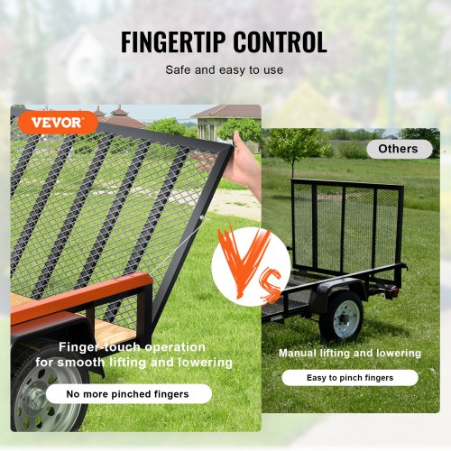 2Sided Trailer Tailgate Lift Assist 360 lbs Load Capacity Compatible with Open