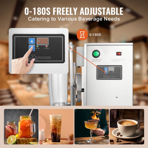 Milkshake Maker Machine 120W Commercial Milk Tea Shaker Machine Double