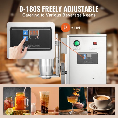 Milkshake Maker Machine 120W Commercial Milk Tea Shaker Machine Double