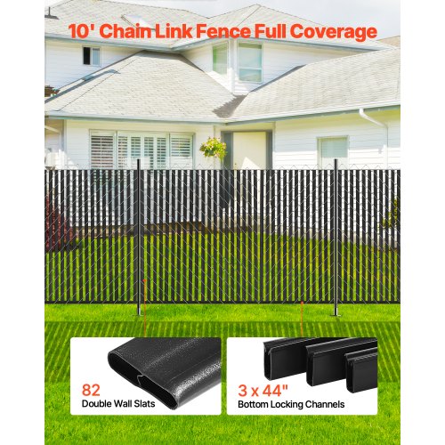 Bottom Locking Privacy Slats DoubleWall Vertical BottomLocking Slats