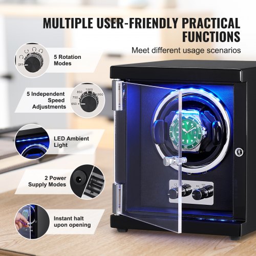 Watch Winder Single Watch Winder for Mens and Womens Automatic Watch