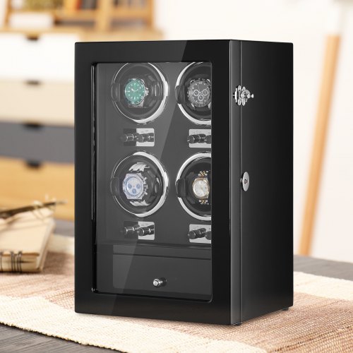 Watch Winder Watch Winder for 4 Mens and Womens Automatic Watches with 4
