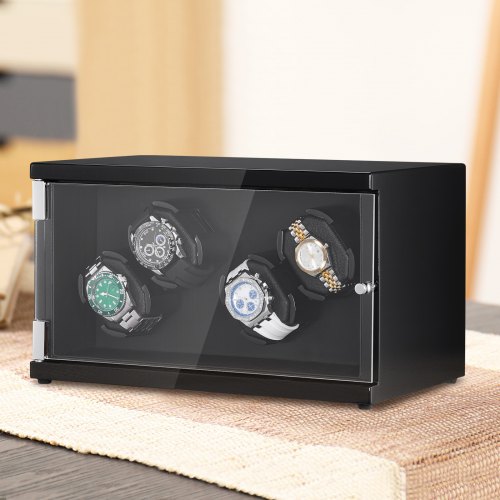 Watch Winder Watch Winder for 4 Mens and Womens Automatic Watches with 2
