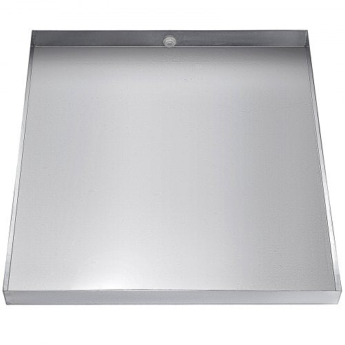 32 x 32 x 2.5 Inch Washing Machine Pan 18 GA Thickness 304 Stainless Steel