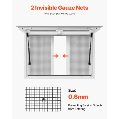 Concession Window 36x24 in Aluminum Alloy Service Window for Food Truck