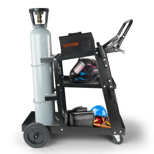 Welding Cart 3Tier Welder Cart Heavy Duty with 400 Lbs Weight Capacity