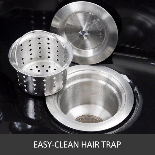 Shampoo Bowl Sink Black ABS Plastic Salon and Spa Hair Sink Beauty Salon