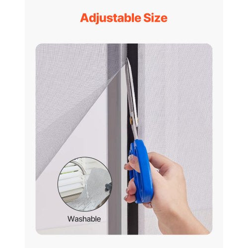 Window Screen Replacement 100 ft × 48 in Window Screen Mesh DIY Adjustable