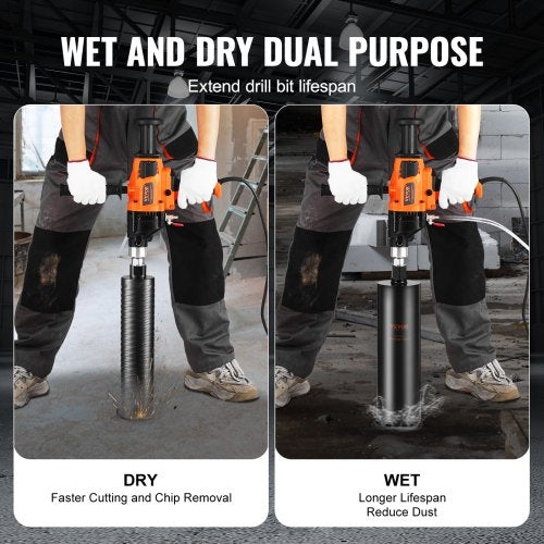 Core Drill Machine 0863in Drilling Diameter Handheld Diamond Core Drill