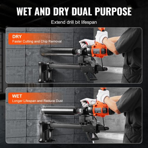 Core Drill Machine 0863in Drilling Diameter Handheld Diamond Core Drill