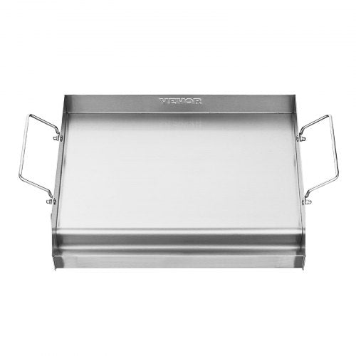 Stainless Steel Griddle 17x13 inch Universal Flat Top Rectangular Plate