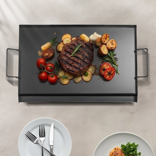 Carbon Steel Griddle 24x16 inch Universal Flat Top Rectangular Plate Gas