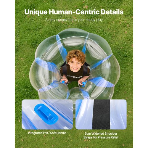 Inflatable Bumper Balls 2Pack 4FT12M Body Sumo Ball Durable Thick PVC