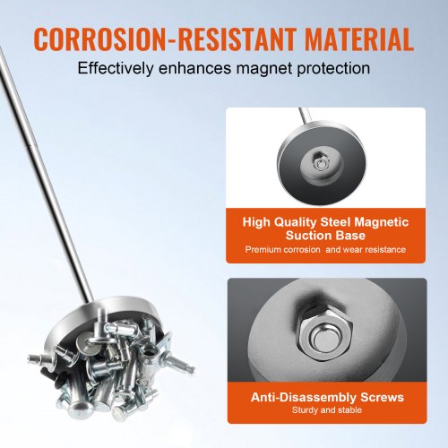 Telescoping Magnetic Sweeper Pickup Tool 35inch Handheld Screws Parts