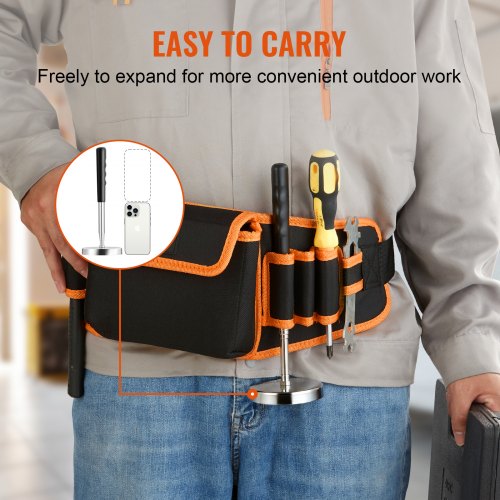 Telescoping Magnetic Sweeper Pickup Tool 35inch Handheld Screws Parts