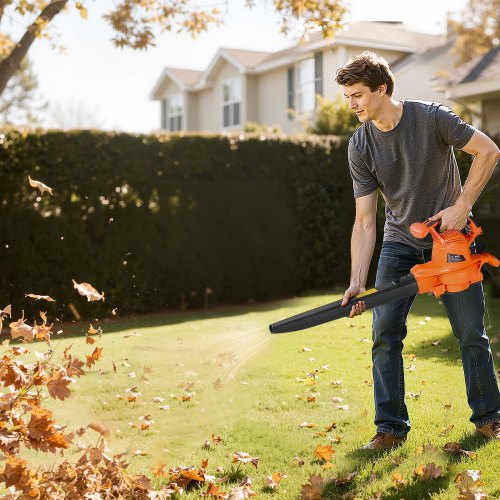 Electric Leaf Blower 12 Amp 250 MPH 400 CFM 3 in 1 Handheld Blower