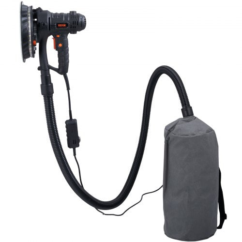 Drywall Sander 800W Brush Motor 12002300RPM Variable Speed Auto Vacuum