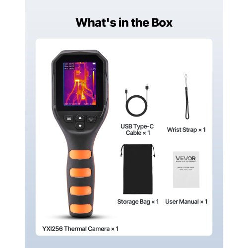 Thermal Camera 320 X 240 Tisr Super Resolution Imaging With 2Mp Visual 256 192