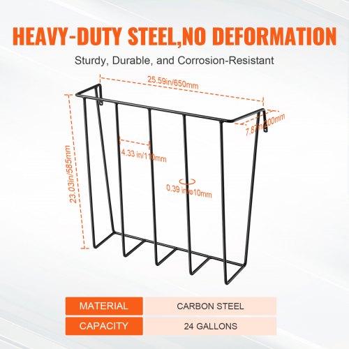 Livestock Hay Feeder 24 Gallons Large Capacity 2 Packs HeavyDuty Steel