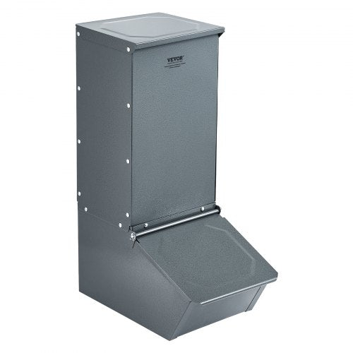 Hog Feeder 22 Bushel Capacity Single Door Pig Feeder Heavy Duty Steel
