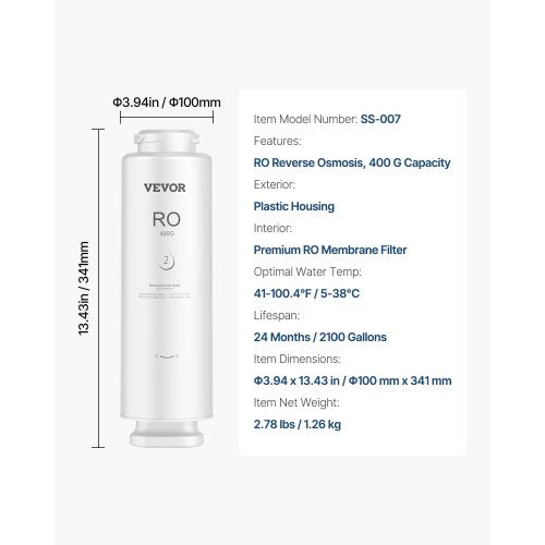 Reverse Osmosis System 400 GPD 9stage Reverse Osmosis Water Filter