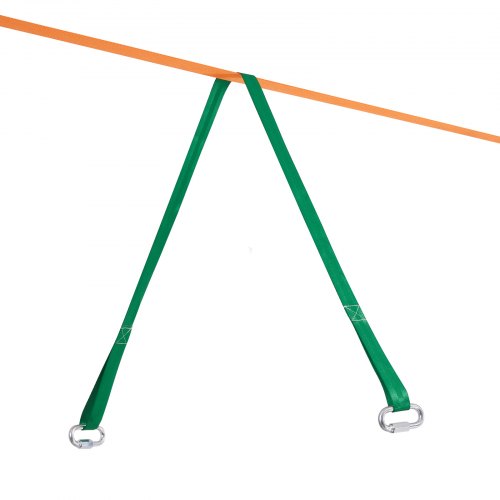 Slackline Kit with Training Line 60 ft Backyard Slack Line Equipment Easy