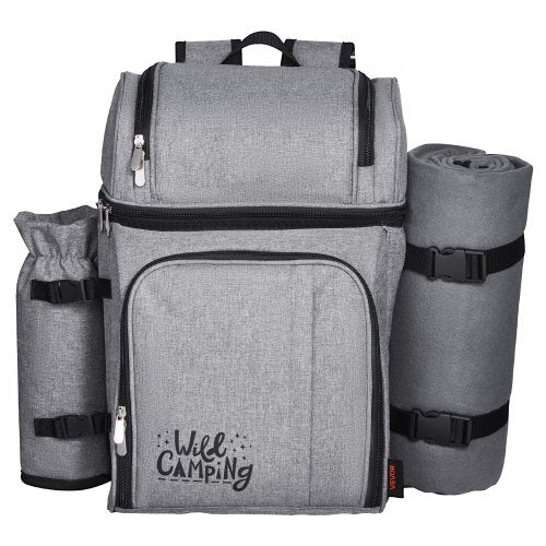 Picnic Backpack Beach Picnic Backpack Bag for 4 Person with Insulated
