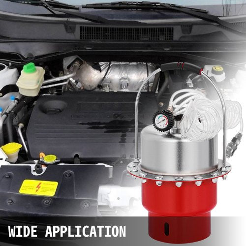 Pneumatic Air Pressure Bleeder Tool Kit Brake Bleeding Garage Workshop