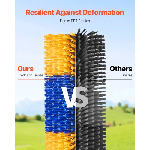 Livestock Scratching Brush 3 Pcs Horse Brush with 6 Screws 20 x 7.5 in Cow