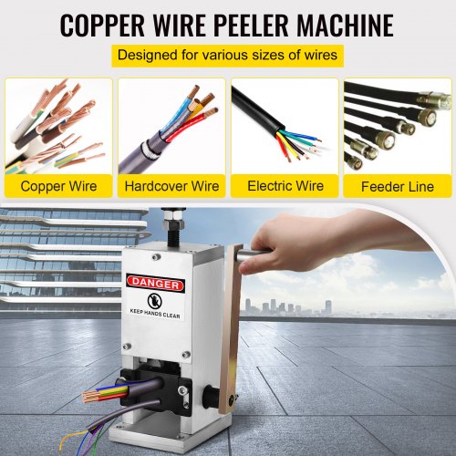 Manual Wire Stripping Machine 006098 inches Wire Stripper Machine with Hand