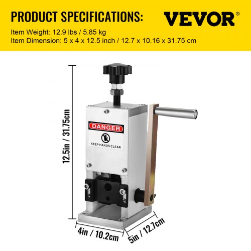 Manual Wire Stripping Machine 006098 inches Wire Stripper Machine with Hand