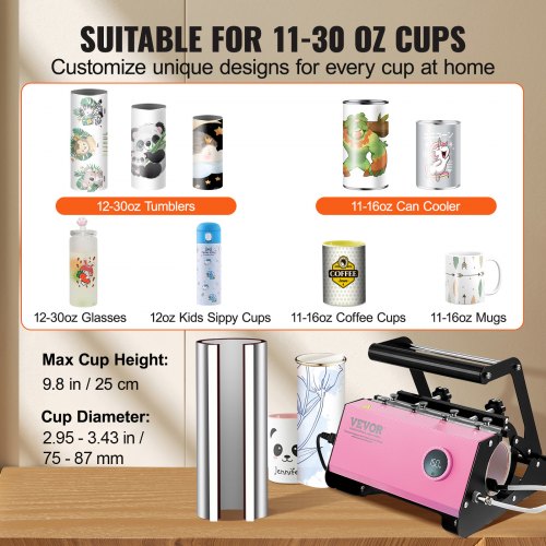 Mug Heat Press 1130oz Tumbler Heat Press Machine Sublimation Transfer