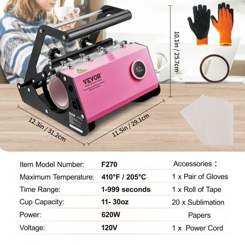 Mug Heat Press 1130oz Tumbler Heat Press Machine Sublimation Transfer