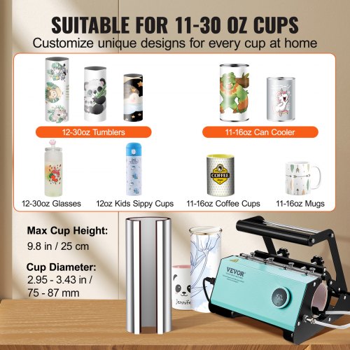 Mug Heat Press 1130oz Tumbler Heat Press Machine Sublimation Transfer