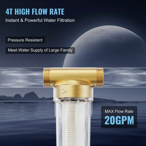 Spin Down Filter 40 Micron 30 Micron Fine Filtration Whole House