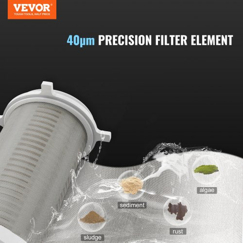 Spin Down Filter 40 Micron Whole House Sediment Filter for Well Water 34