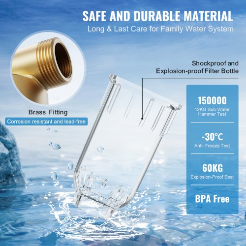 Spin Down Filter 40 Micron Whole House Sediment Filter for Well Water 34