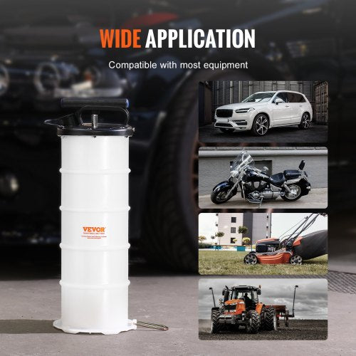 Fluid Extractor 174 Gallons 6.5 Liters Manual HandOperated Oil Changer